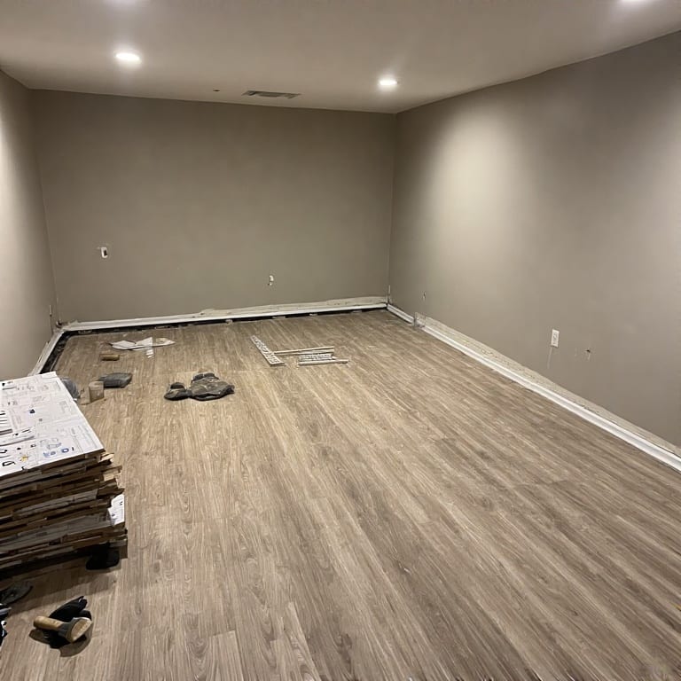 Basement Flooring Installation