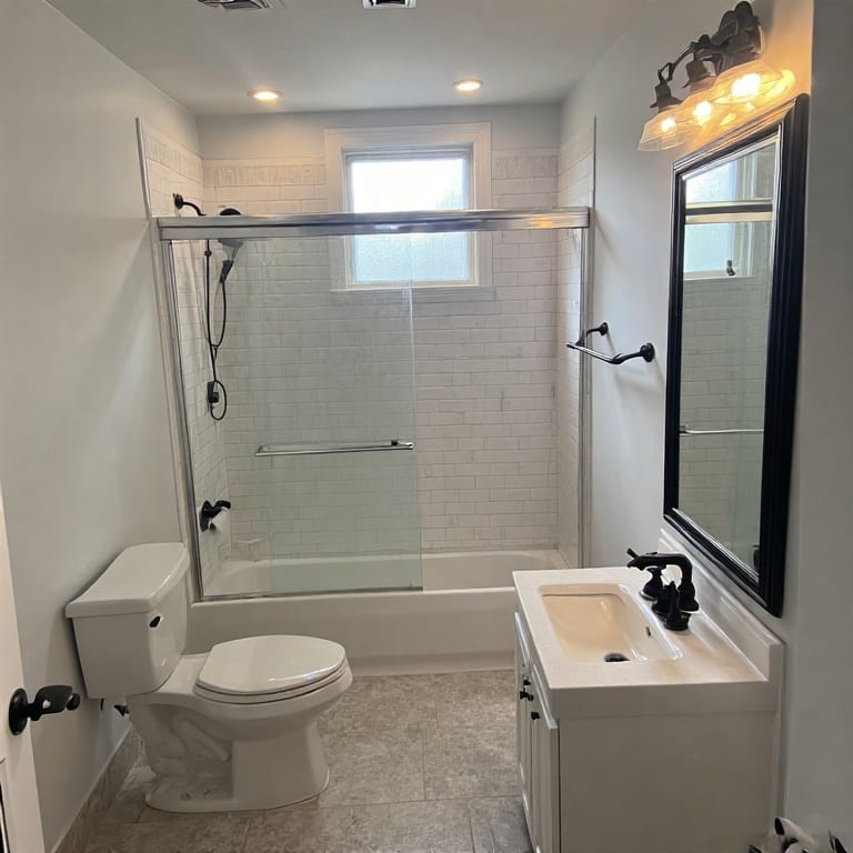 Basement Bathroom Installation