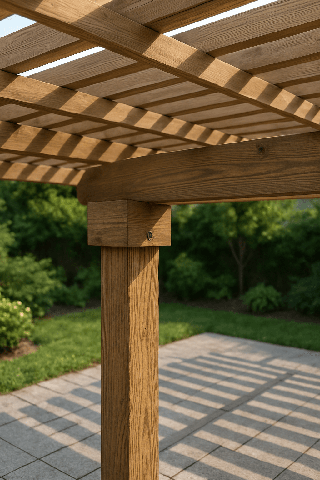 Custom pergola and shade structure installation